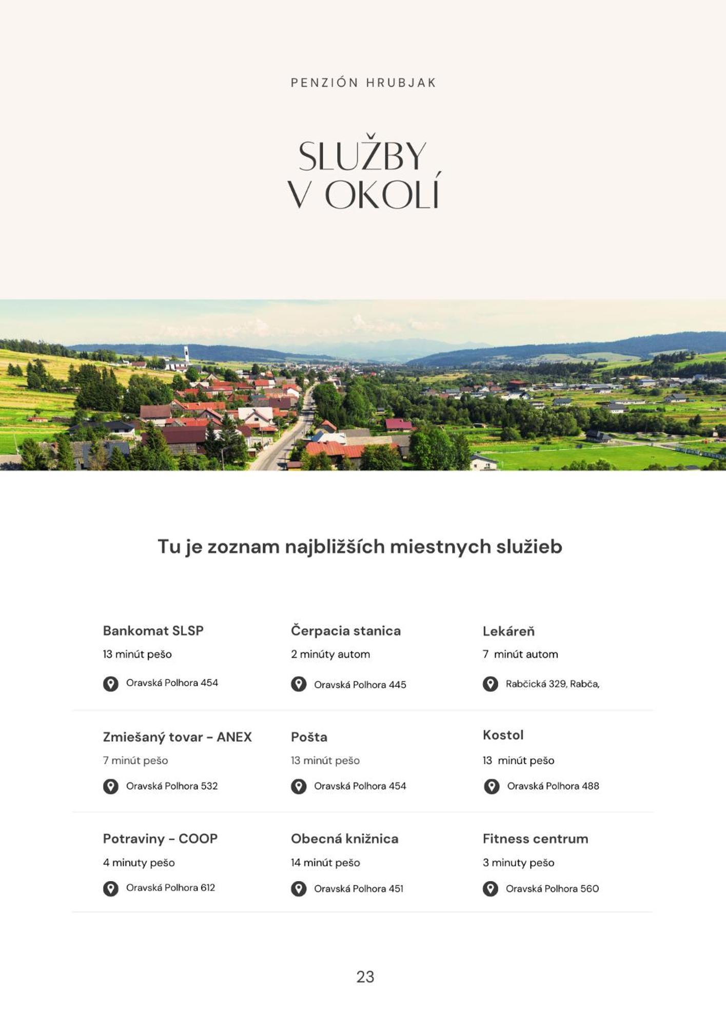 Penzion Hrubjak Oravská Polhora Exterior photo